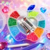 Colorful diamond jewelry set, fashionable and versatile jewelry combination, gift and promotional items, ladies' jewelry set Specification image